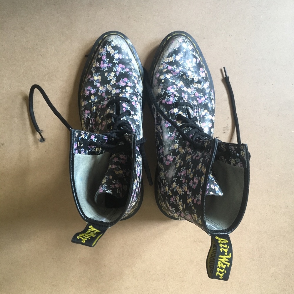 Floral Dr Martens (Well Loved)